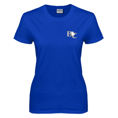  Womens Royal Short Sleeve Tee - Official Logo
