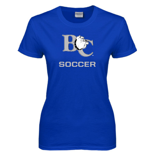  Womens Royal Short Sleeve Tee - Soccer