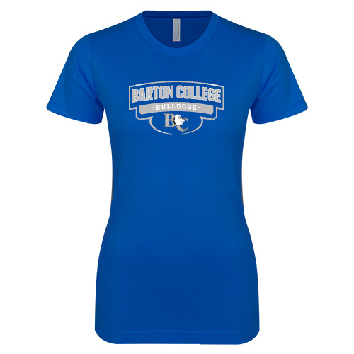  Next Level Womens Royal Boyfriend Tee - Barton College Bulldogs