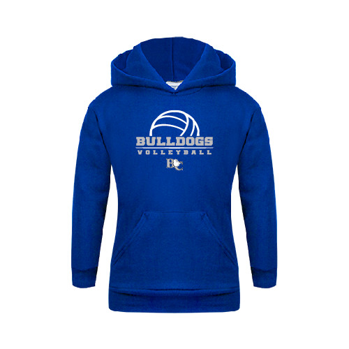  Youth Royal Fleece Hoodie - Volleyball Design