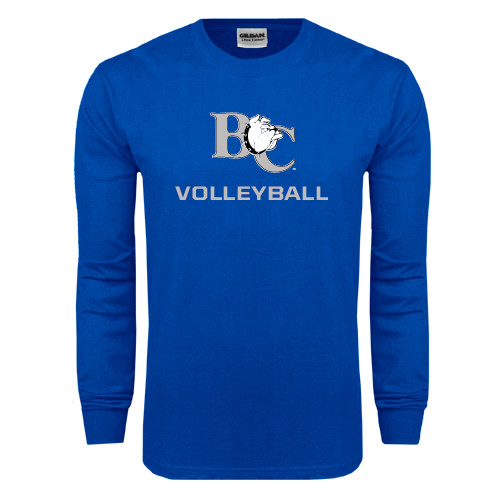  Royal Long Sleeve T Shirt - Volleyball