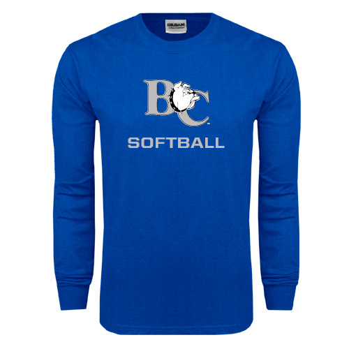  Royal Long Sleeve T Shirt - Softball