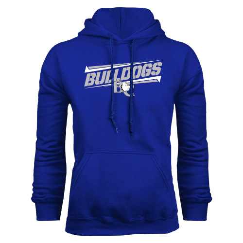  Royal Fleece Hoodie - Stencil Bulldogs