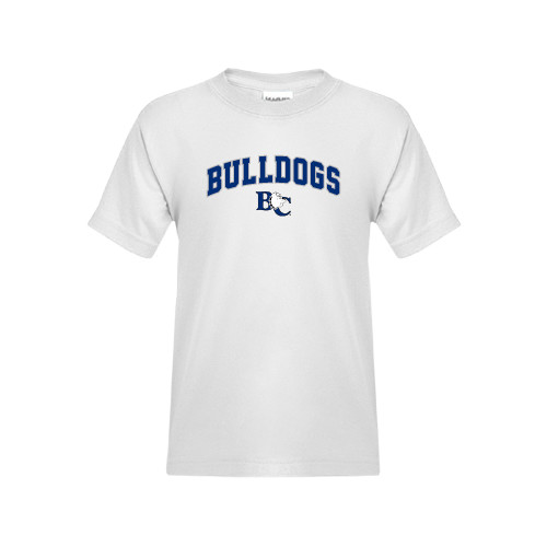  Youth White T Shirt - Arched Bulldogs