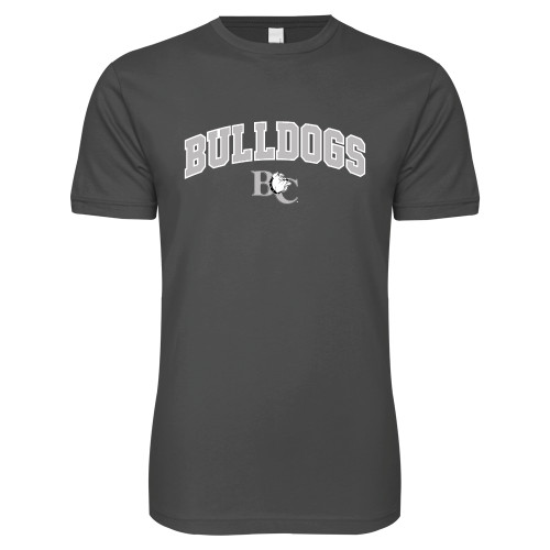  Next Level Charcoal SoftStyle T Shirt - Arched Bulldogs