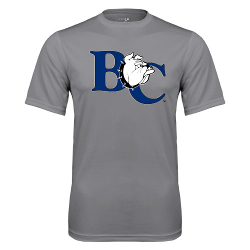  Grey Concrete Performance Tee - Official Logo