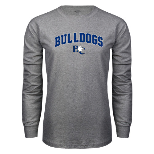  Grey Long Sleeve T Shirt - Arched Bulldogs