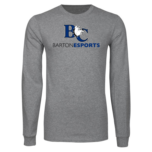  Grey Long Sleeve T Shirt - Esports