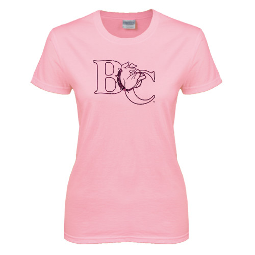 Womens Pink Short Sleeve Tee - Official Logo Foil