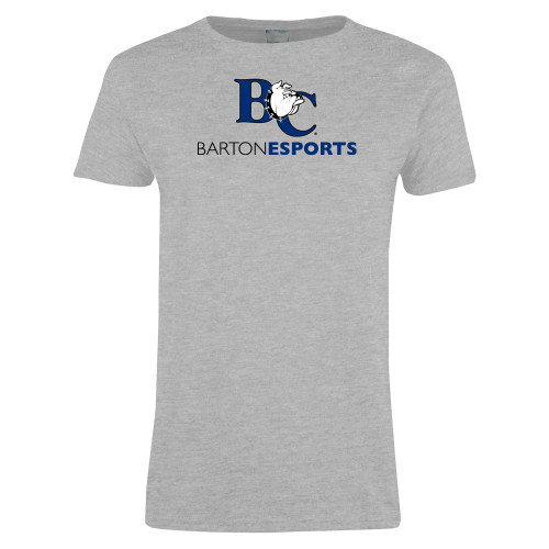  Womens Grey Short Sleeve Tee - Esports