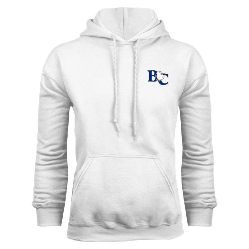  White Fleece Hoodie - Official Logo