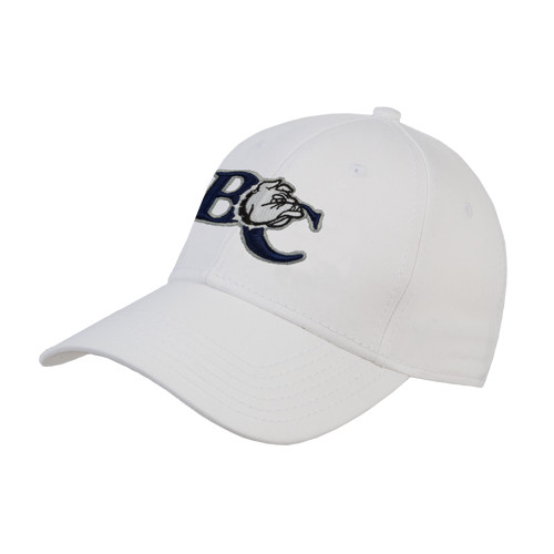 Barton White Structured Adjustable Pro Style Hat