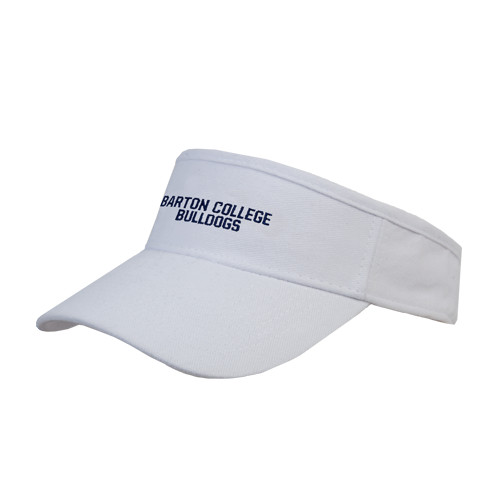 White Visor - Wordmark