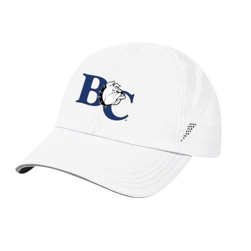  Womens White Performance Cap - Official Logo