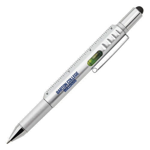  6 in 1 Silver Ballpoint Pen - Wordmark