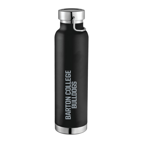 Thor Copper Vacuum Insulated Black Bottle 22oz - Wordmark Engraved