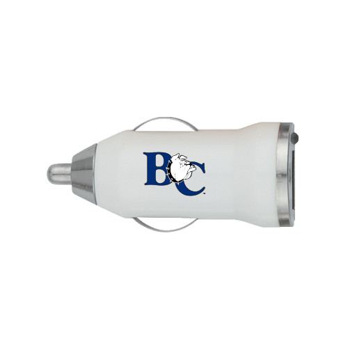  On the Go White Car Charger - Official Logo