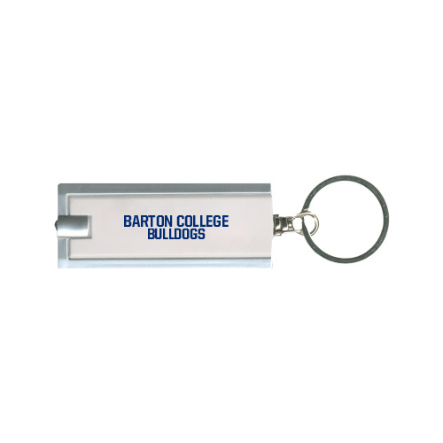  Turbo White Flashlight Key Holder - Wordmark