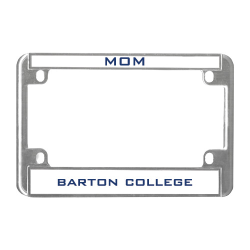  Metal Motorcycle License Plate Frame in Chrome - Mom