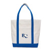 Thumbnail image for  Contender White/Royal Canvas Tote