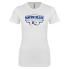 Thumbnail image for  Next Level Womens White Boyfriend Tee