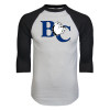 Thumbnail image for  White/Black Raglan Baseball T Shirt