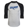 Thumbnail image for  White/Black Raglan Baseball T Shirt