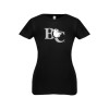 Thumbnail image for  Next Level Girls Black Fashion Fit T Shirt