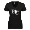 Thumbnail image for  Next Level Womens Black Ideal V Tee