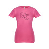 Thumbnail image for  Next Level Girls Fuchsia Fashion Fit T Shirt