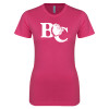 Thumbnail image for  Next Level Womens Fuchsia Boyfriend Tee