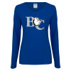Thumbnail image for  Womens Royal Long Sleeve V Neck Tee 