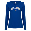 Thumbnail image for  Womens Royal Long Sleeve V Neck Tee 