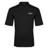 Thumbnail image for  Black Performance Fine Jacquard Polo