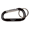 Thumbnail image for  Black Carabiner with Split Ring