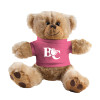 Thumbnail image for  Plush Big Paw 8 1/2 inch Brown Bear w/Pink Shirt