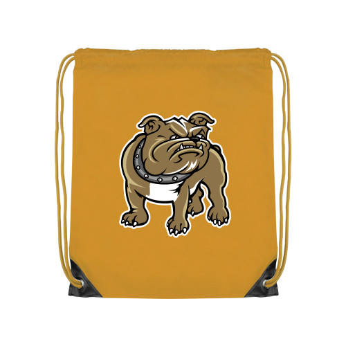  Gold Drawstring Backpack - Bulldog