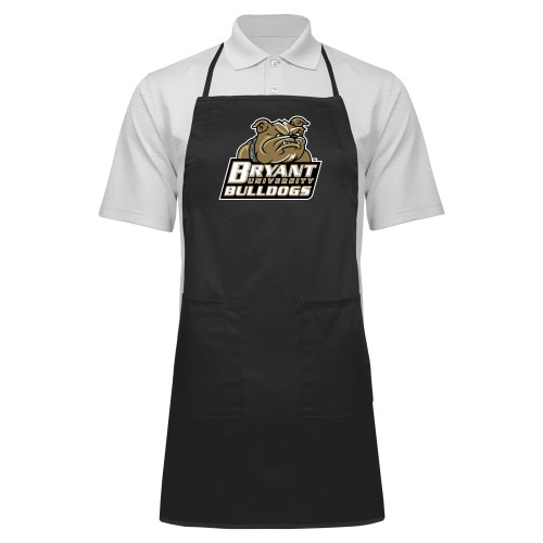  Full Length Black Apron - Bryant Official Logo