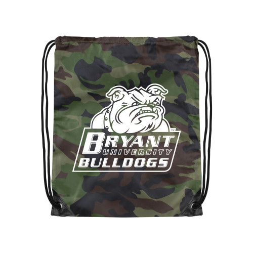  Camo Drawstring Backpack - Bryant Official Logo
