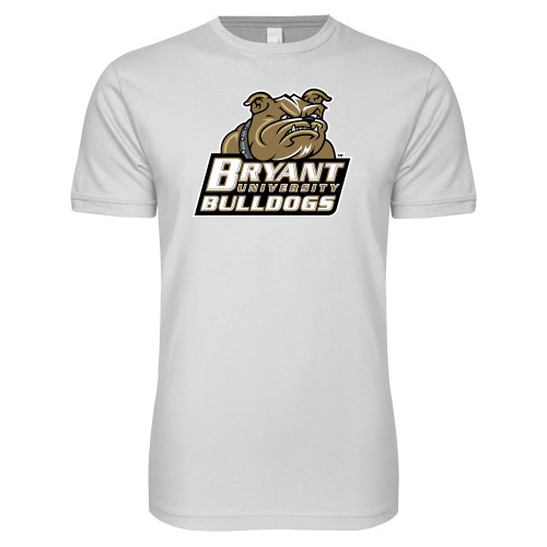  Next Level White SoftStyle T Shirt - Bryant Official Logo