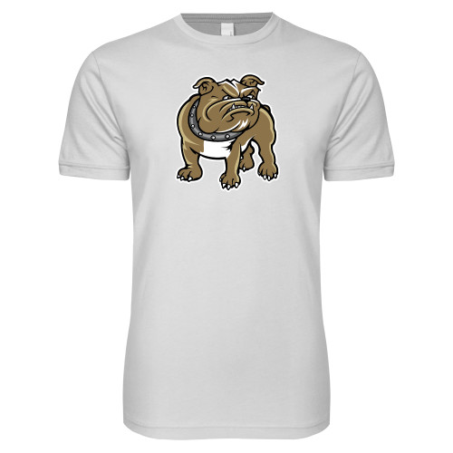  Next Level White SoftStyle T Shirt - Bulldog