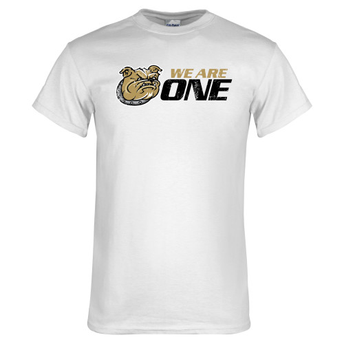  White T Shirt - We Are One Distressed