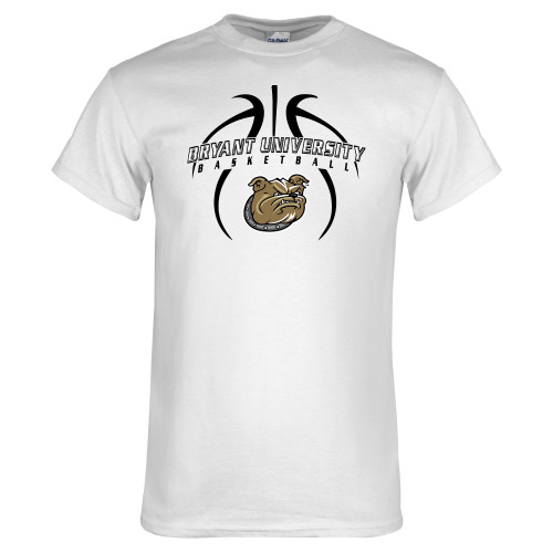  White T Shirt - Basketball in Ball