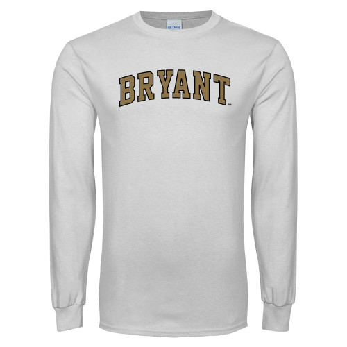  White Long Sleeve T Shirt - Arched Bryant