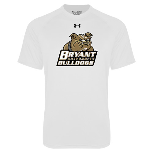  Under Armour White Tech Tee - Bryant Official Logo