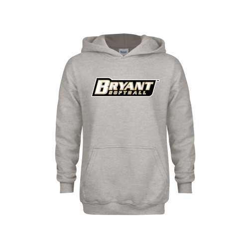  Youth Grey Fleece Hood - Softball