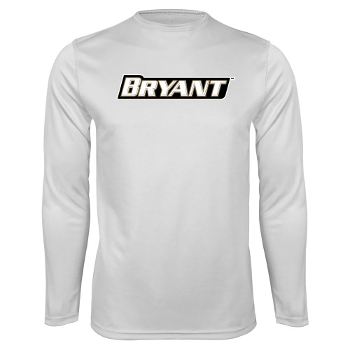  White Performance Long Sleeve Shirt - Bryant