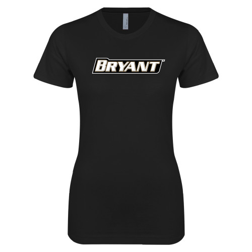  Next Level Womens Black Boyfriend Tee - #12
