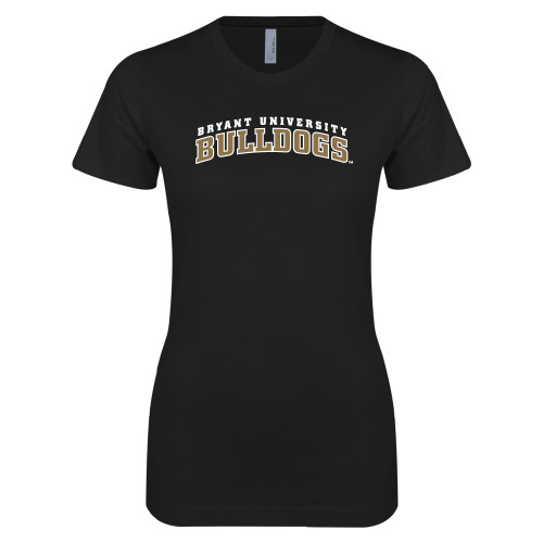  Next Level Womens Black Boyfriend Tee - #55