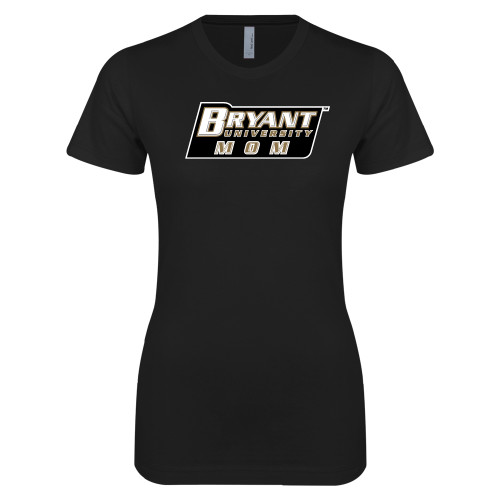  Next Level Womens Black Boyfriend Tee - Mom